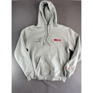 Bruce Lee Hoodie Mens Large Green Legend Graphic Fleece Pullover Shoe Palace